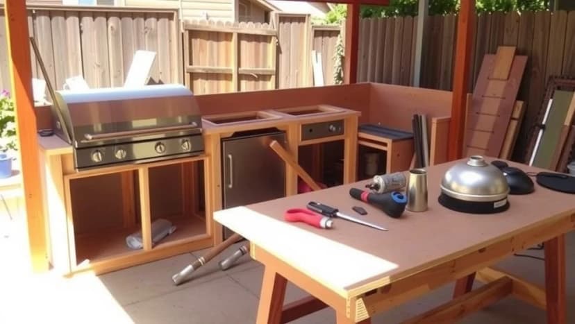 Så bygger du ditt eget utekök