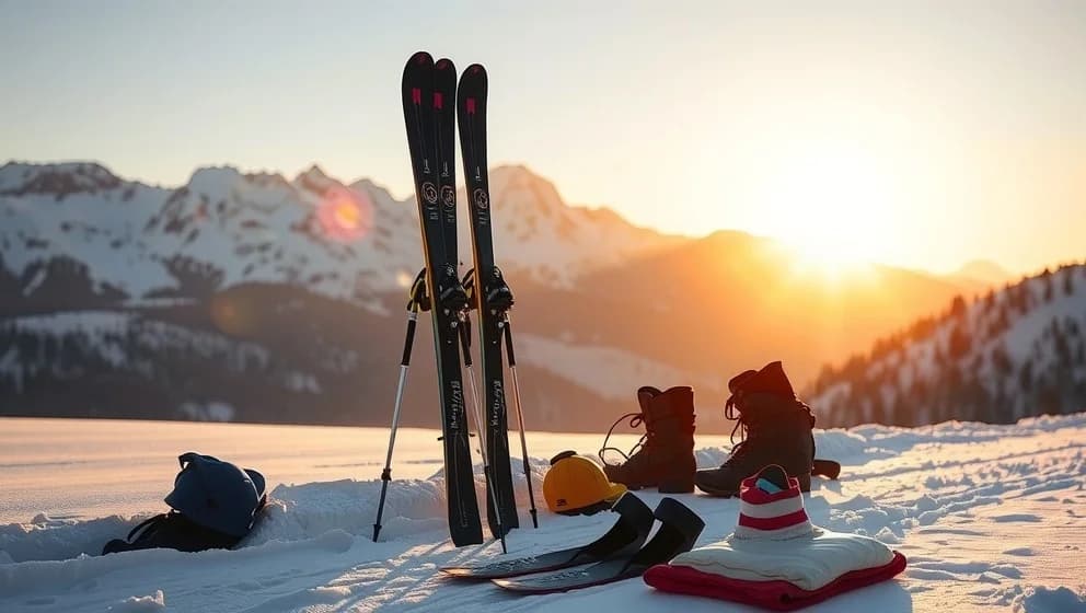 Eva-Lotta Stridh och hennes bästa skidor