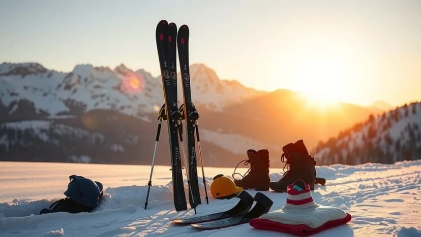 Eva-Lotta Stridh och hennes bästa skidor