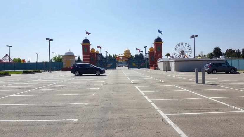 Gröna Lunds parkering när du besöker parken