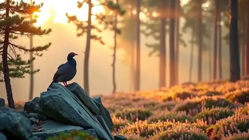 Krook och tjäder i Sverige