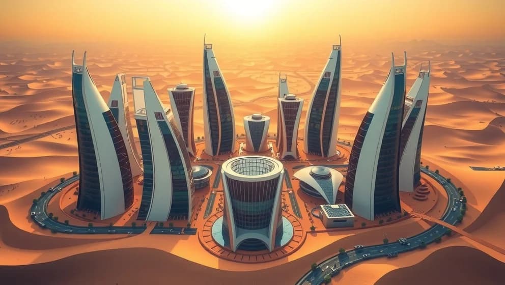 Så här blir Saudiarabiens nya stad